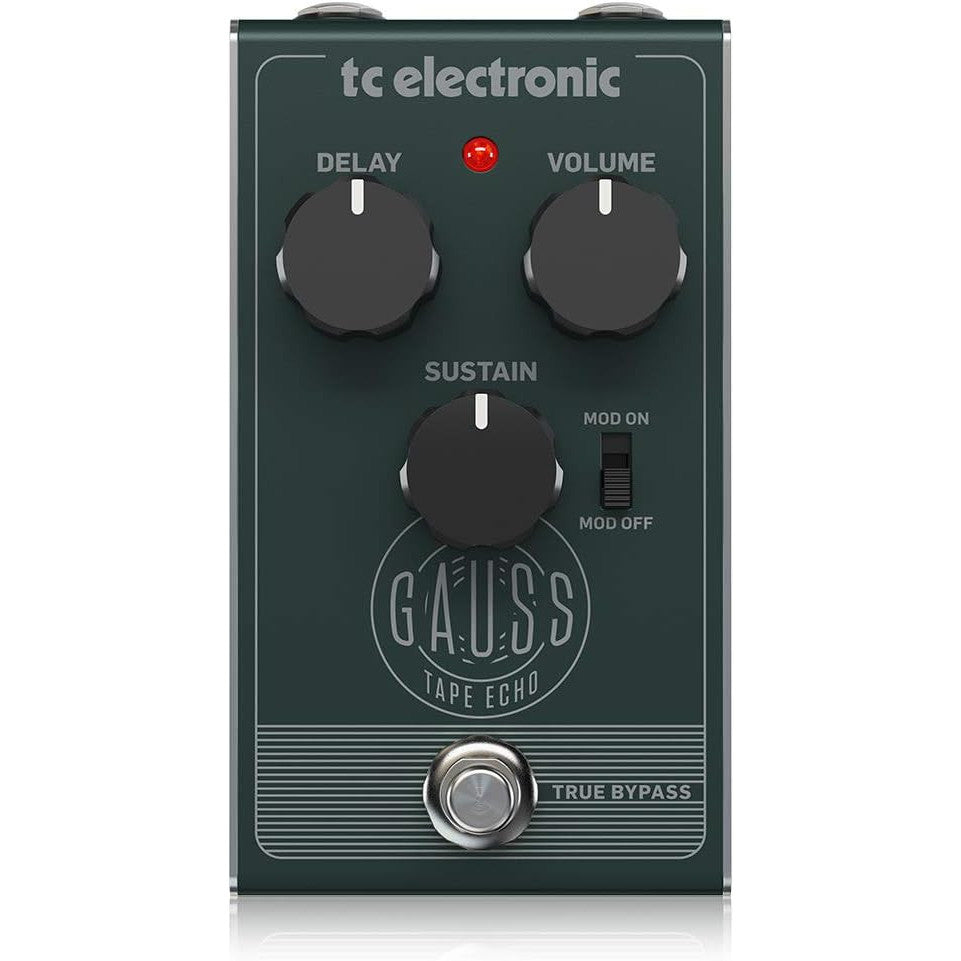 t.c Electronic GAUSS Tape Echo Pedal with Mod Switch